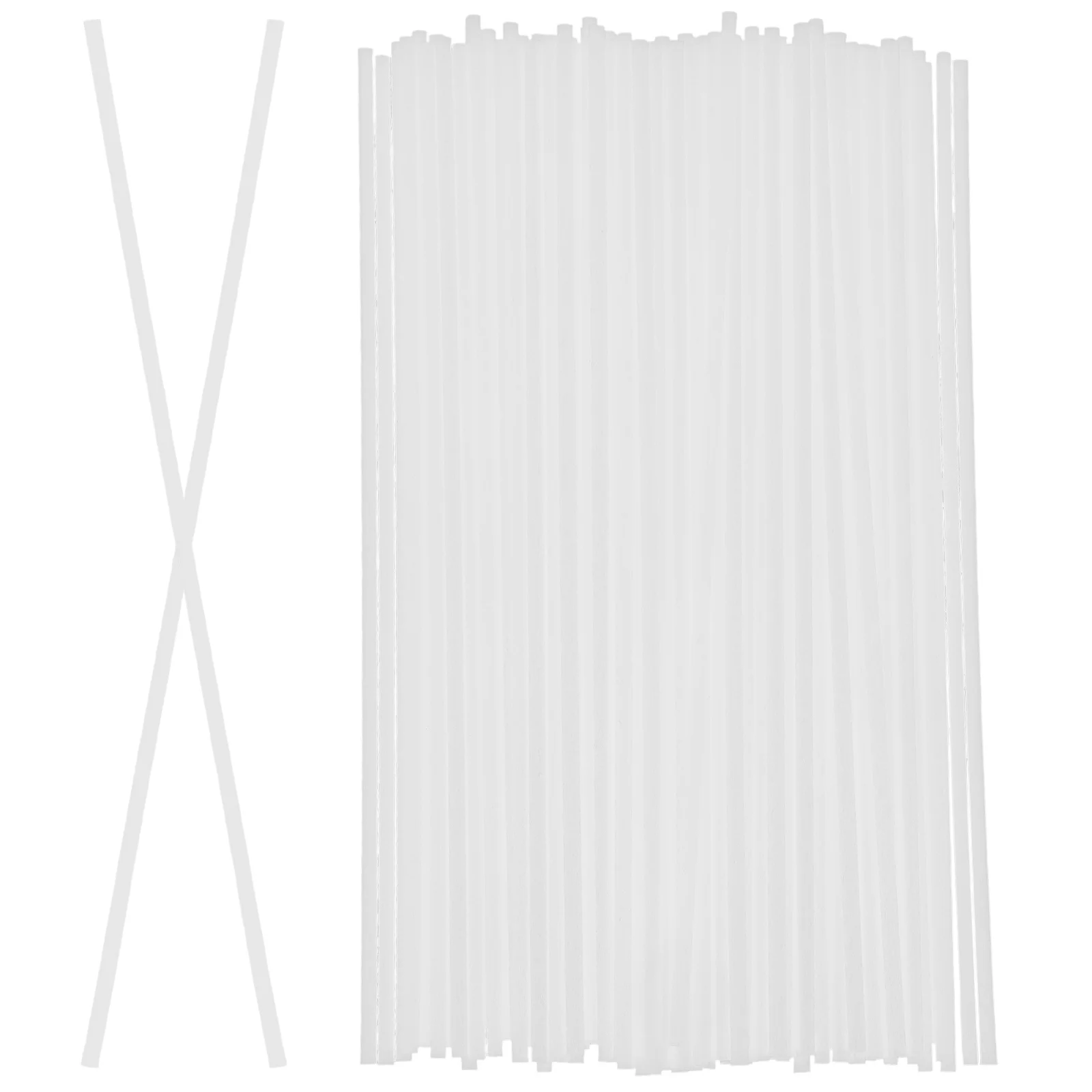 

100Pcs Aroma Reed Diffuser Sticks Fiber Replacement Refill Sticks for Continuous Fragrance Diffusion Home Air Freshener White