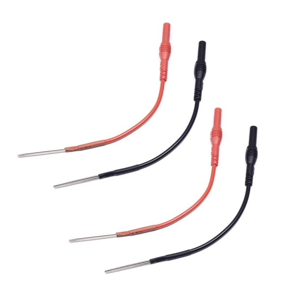 

Комплект зондов 4 мм, гибкие щупы-ложки, высокопроизводительные тестовые щупы, материал банана, силиконовая резина, калибр провода 18AWG