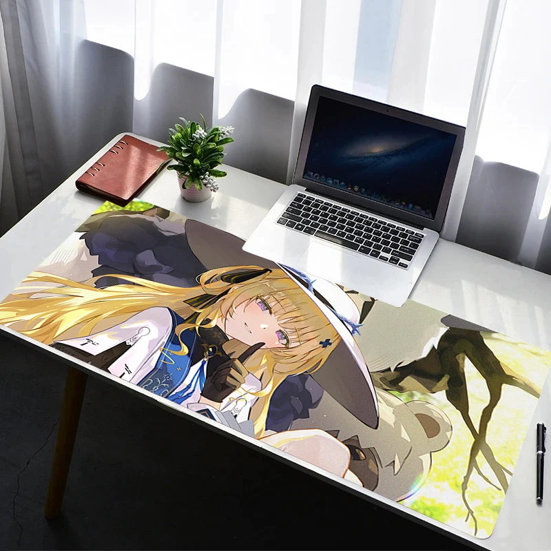 

Mouse Pad Laptop Rubber Extended Wuthering Waves Phoebe Desktop Mat Computer Gamer Mousepad PC Gaming Accessories Keyboard Pad