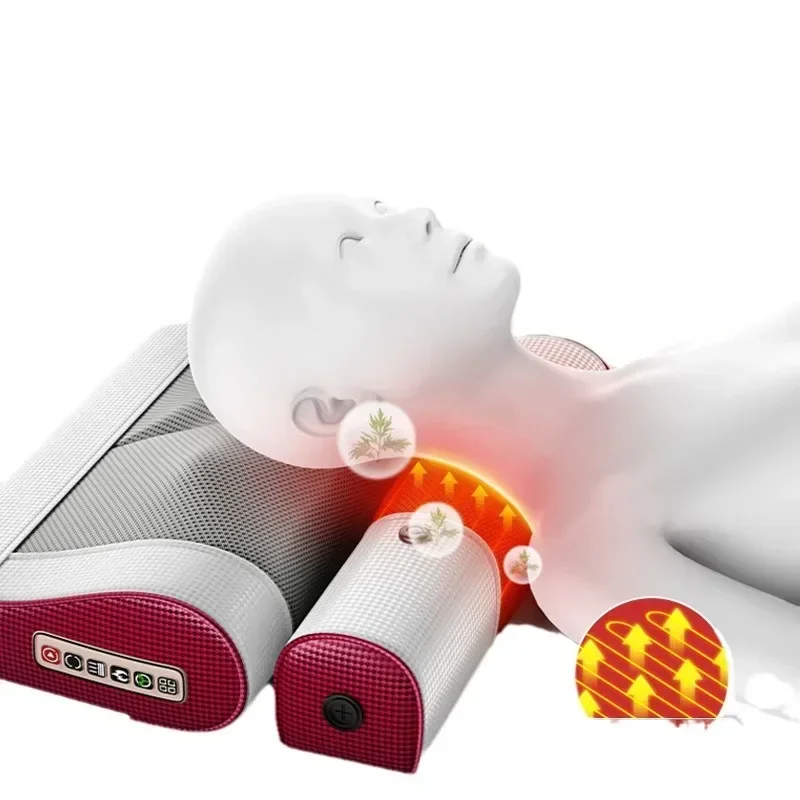 

Новая подушка для шеи, талии, плеч, разминания шеи, горячий компресс, многофункциональная подушка для полыни всего тела, горячий компресс + тяга + магнит