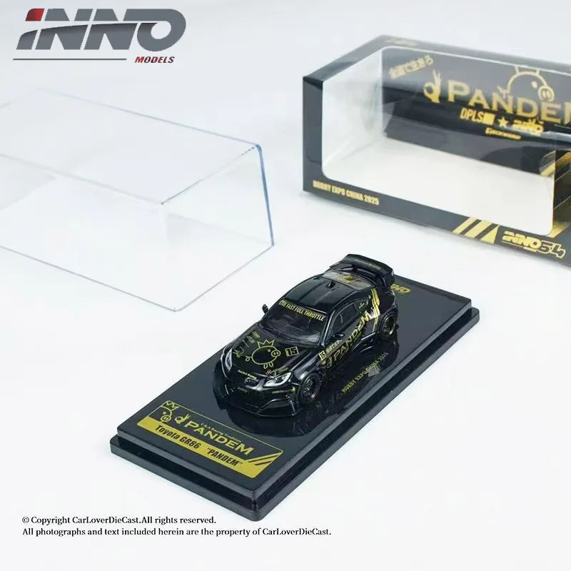 

INNO 1:64 North Exhibition Limited Toyota Rocket Rabbit Toyota GR86 PANDEM Alloy Car Model Collection Toys