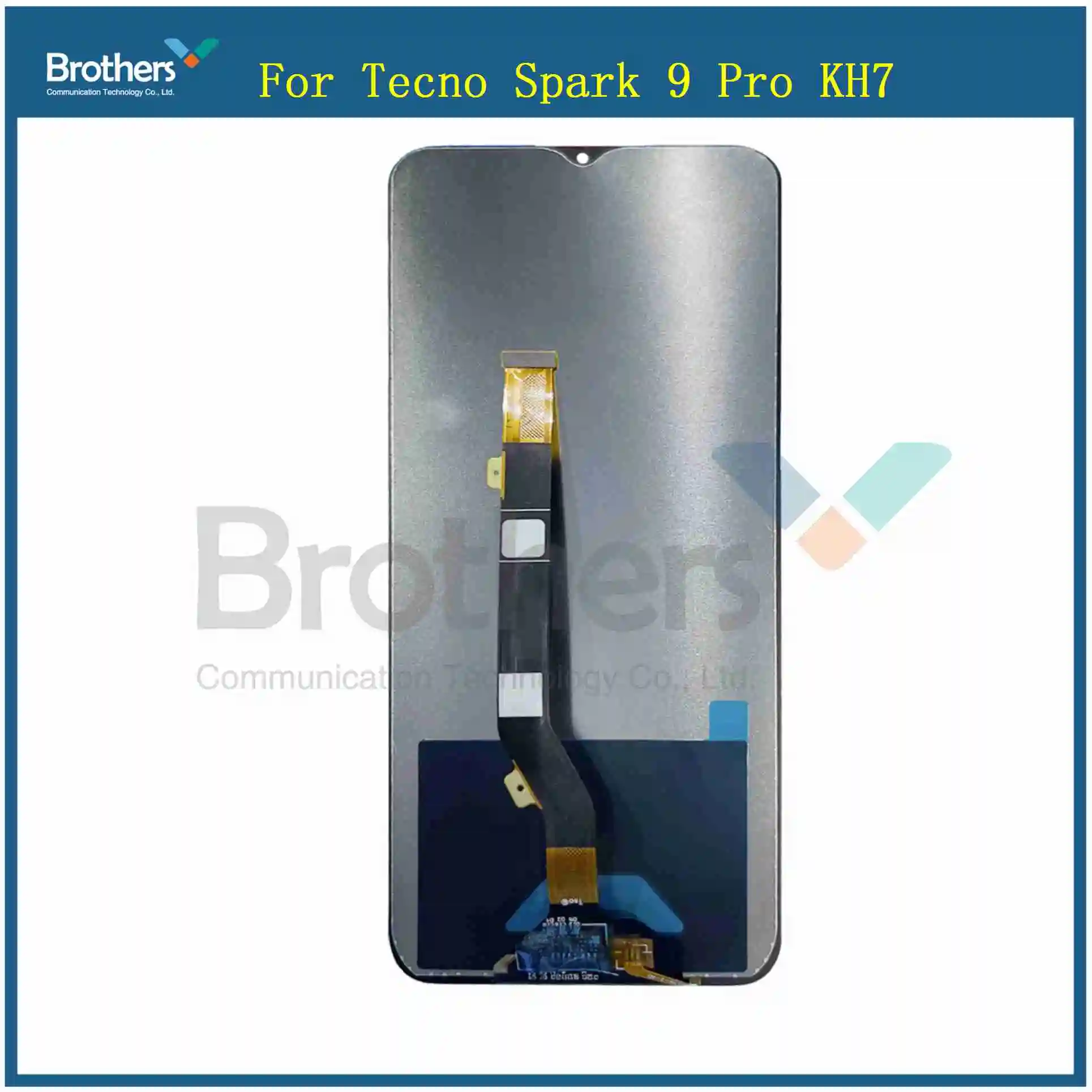 For Tecno Spark 9 Pro KH7 KH7N LCD Display With Frame Touch Screen Digitizer Replacement