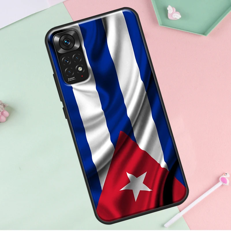 Cuba flag Art For Redmi Note 12 Pro Plus Cover For Redmi Note 10 8 9 11 Pro 12S 11S 10S 9S 9C 10C 12C Case