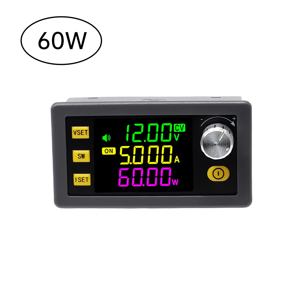 SK60 CNC DC Buck-boost Adjustable Power Module DC6-36V To 0-36V 60W Support MPPT Solar Charge Constant Current/voltage