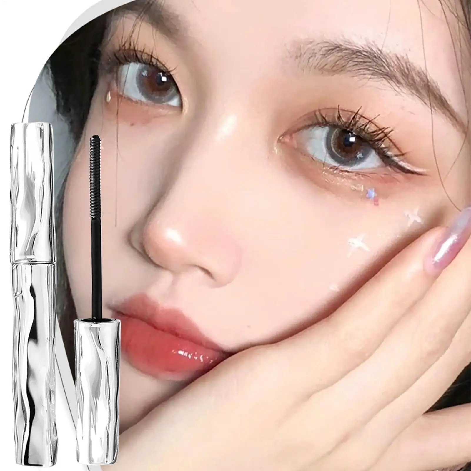 Wimperntusche, Wimpernverlängerungs-Wimperntusche, wischfest, langlebig, Augen-Make-up für Frauen zum Pendeln, Bühnenauftritt, Dating, Party
