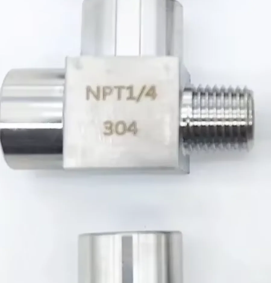 304 Stainless Steel Pipe Connector Splitter Block 1/8 