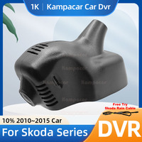 Kampacar SKD01-1K 1080P Wifi Dash Cam Car Dvr Camera For Skoda Superb 2 II Mk2 Octavia Golf 5 Yeti 2010-2015 10% Cars Dashcam