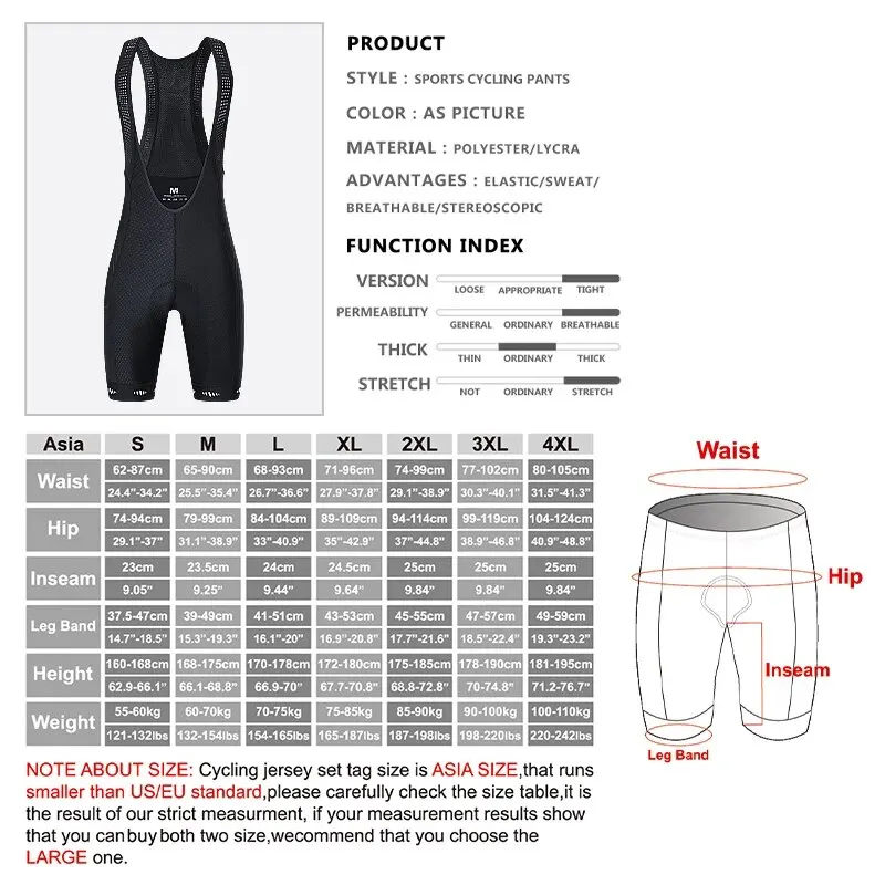 Cycling Shorts 5D Gel Pad MTB Breathable Quick Drying Dropshipping Road Mountain Bike Shorts Bib