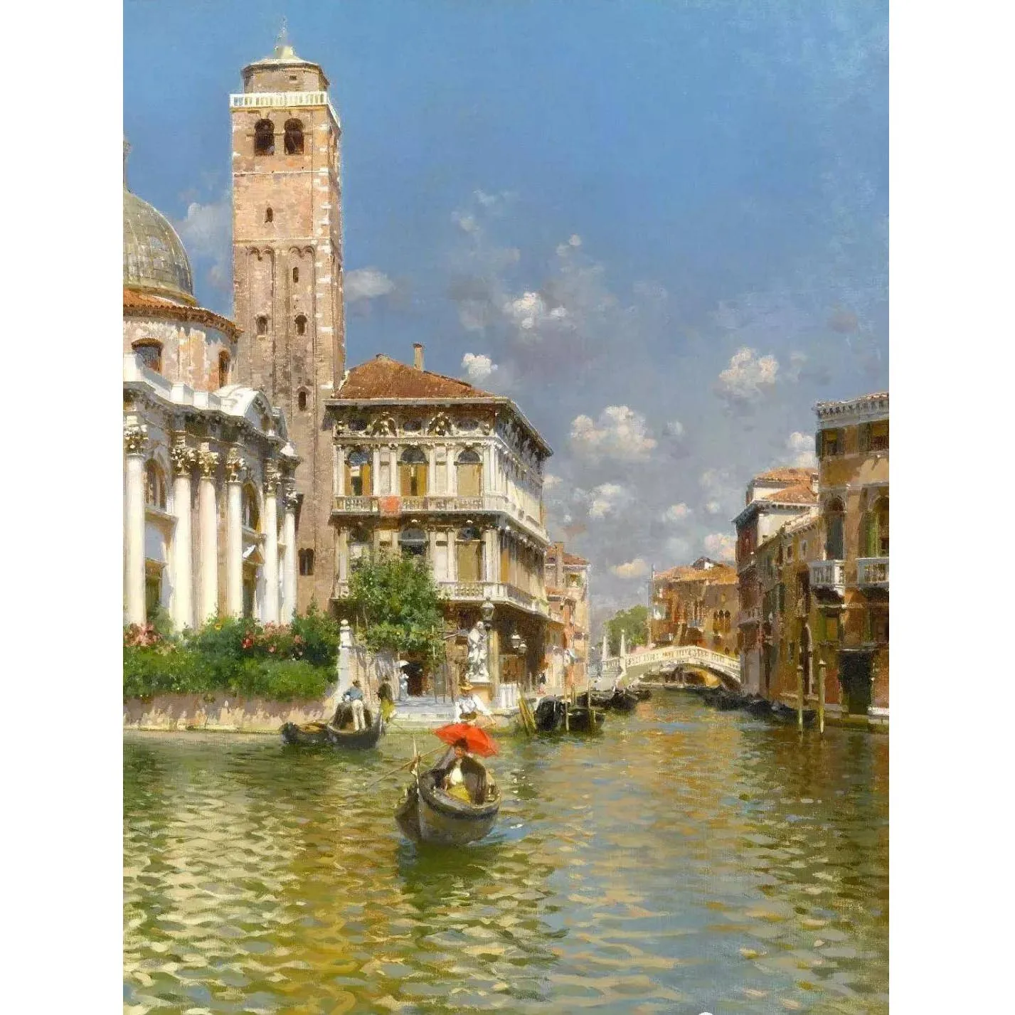 

Rubens Santoro artworks reproduction Hand made famous painting replica Venice Landscape Oil Painting Constructivism art canvas