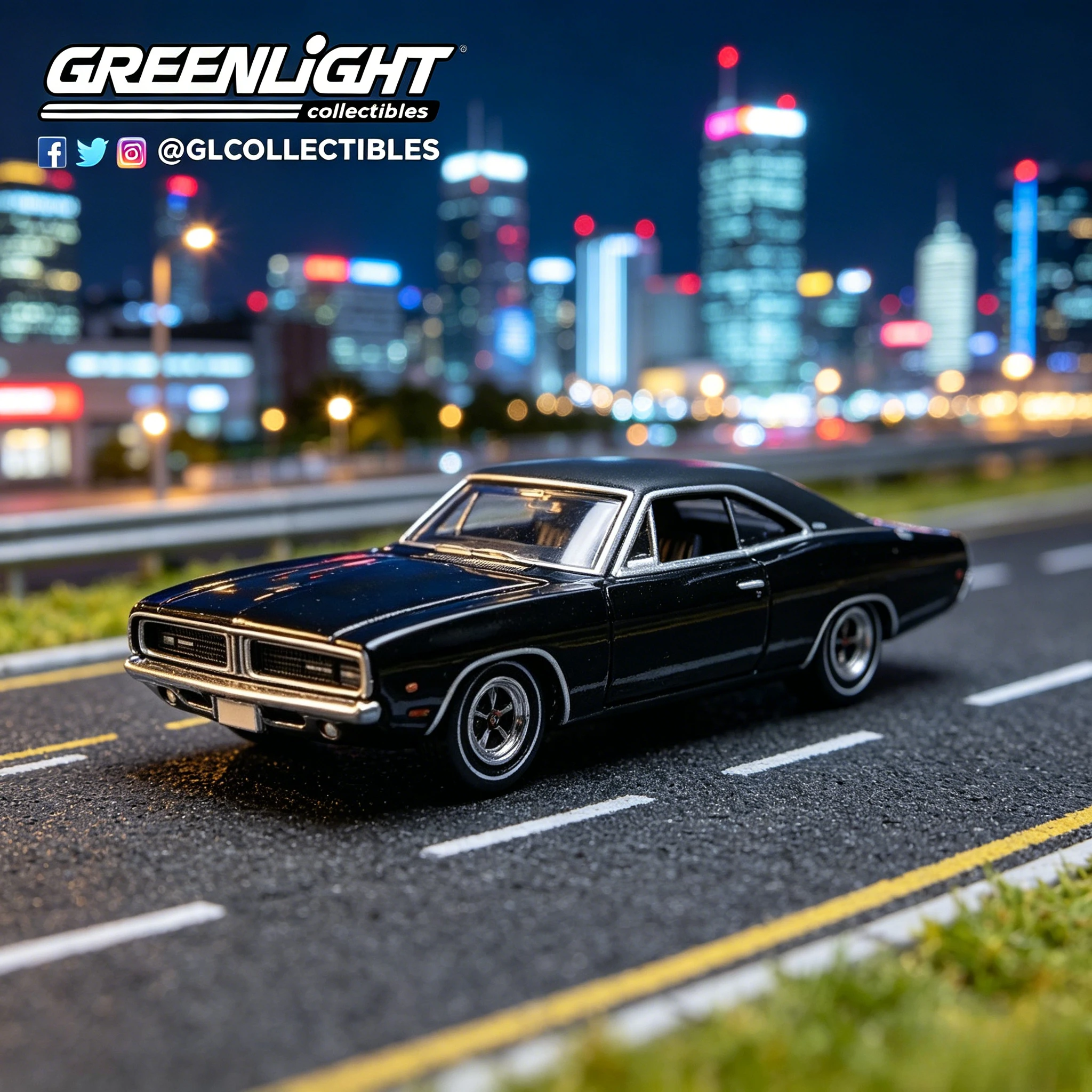 greenlight-1-64-ハリウッドシリーズ-33-1968-ダッジ-ウォーホース-r-t-ダイキャストカー、映画をテーマにしたコレクターズアイテム、誕生日プレゼントに最適