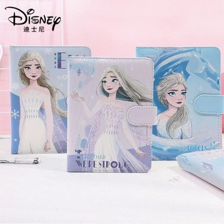 2022 new Disney Frozen hand account notebook net red high-value ins notepad cute girl heart diary magnetic buckle birthday gift