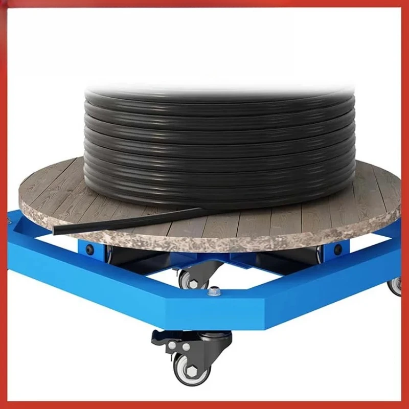 

Mechanical Cable Reel Dispenser Heavy Duty Craft Wire Storage Multifunctional Carbon Steel Wire Reel Dispenser