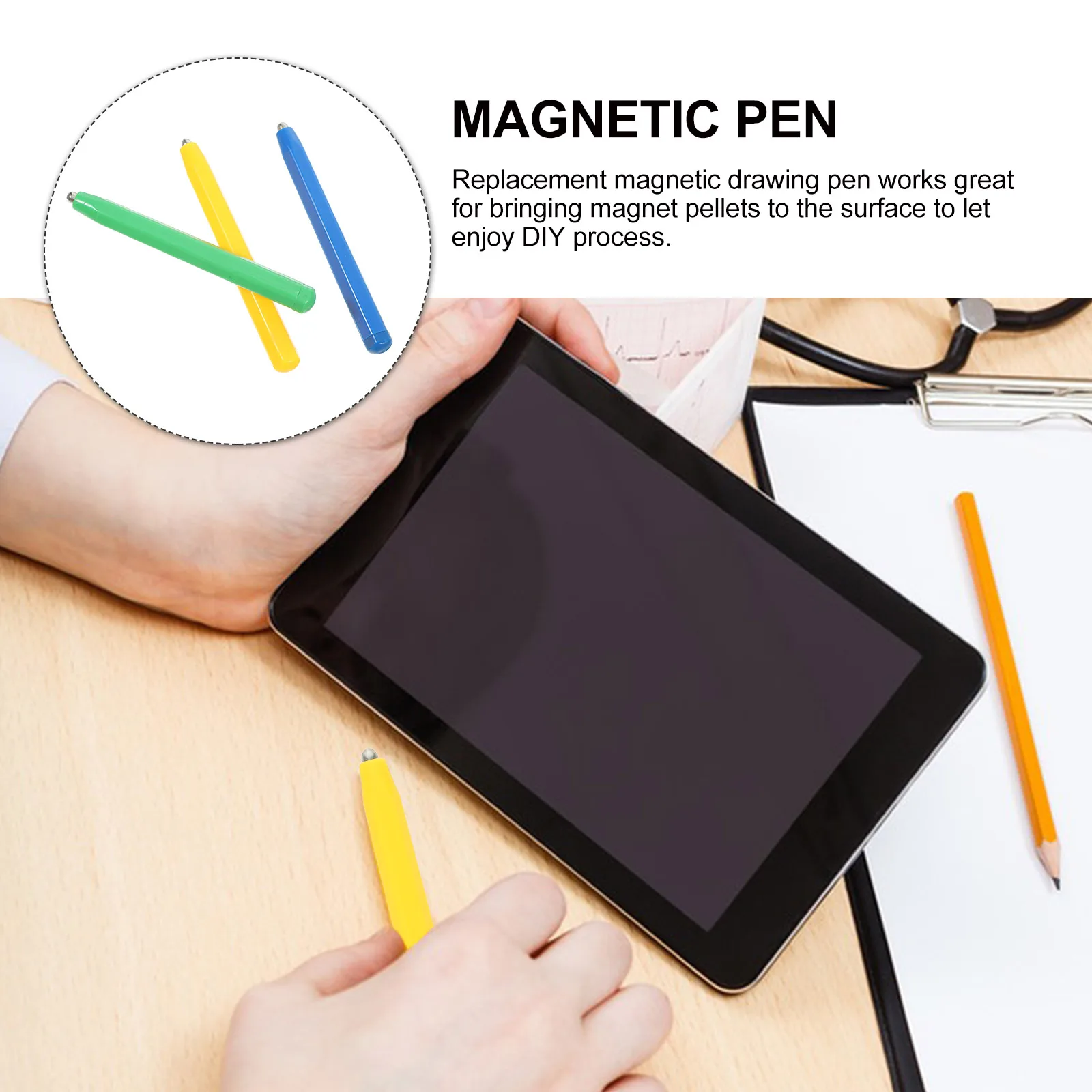 

6 Pcs Magnetic Drawing Pen Writing Board Small Pens Accessory Replacement Other Educational Toys