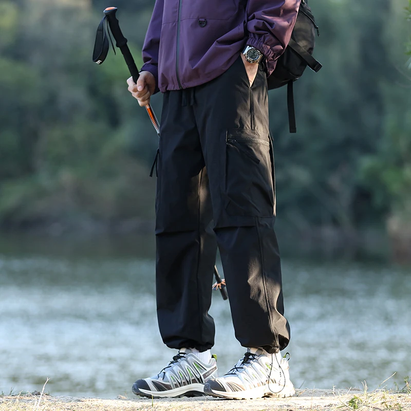 2025 Escursionismo da campeggio impermeabile Autunno Inverno Pantaloni lunghi Pantaloni casual Comodi pantaloni foderati in pile Pantaloni da uomo ispessiti