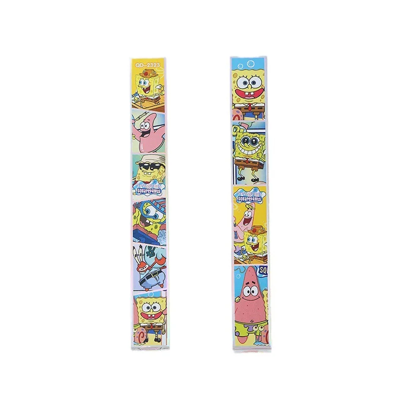 18/36pcs Blind box SpongeBob SquarePants Press Pen Kawaii Stationery Student Learn Tool 0.5 Black School Supply Gift Wholesale