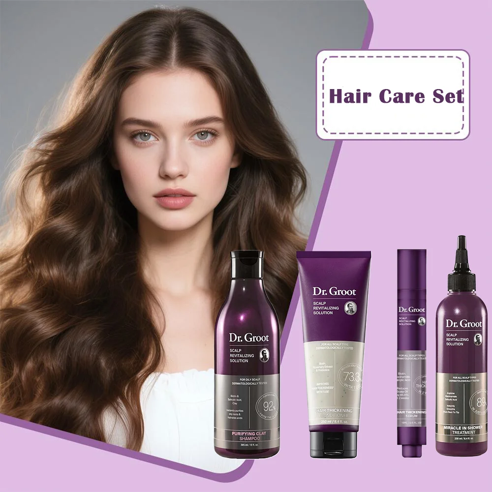 

Hair Care Set Shampoo Conditioner Essential Oil - Anti-Hair Loss Moisturizing Smoothing Thickening Nourishing Hair Care Products