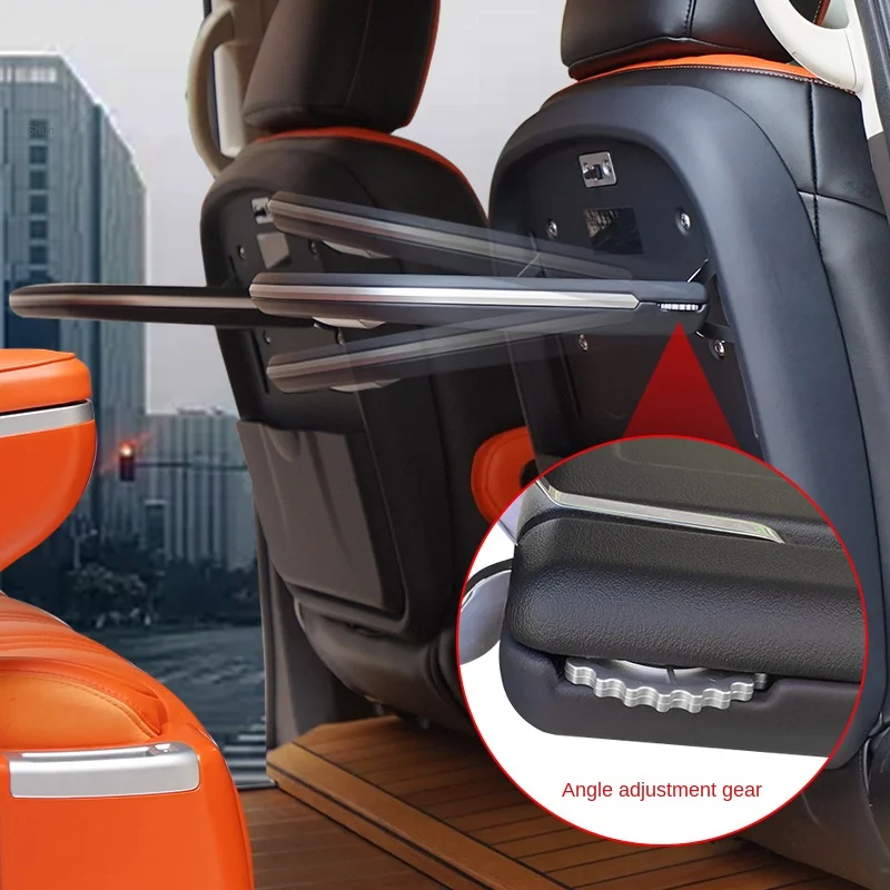 For Kia Carnival Rear Seat Laptop Desk Multi-function Folding Table Board Business Office Accessories