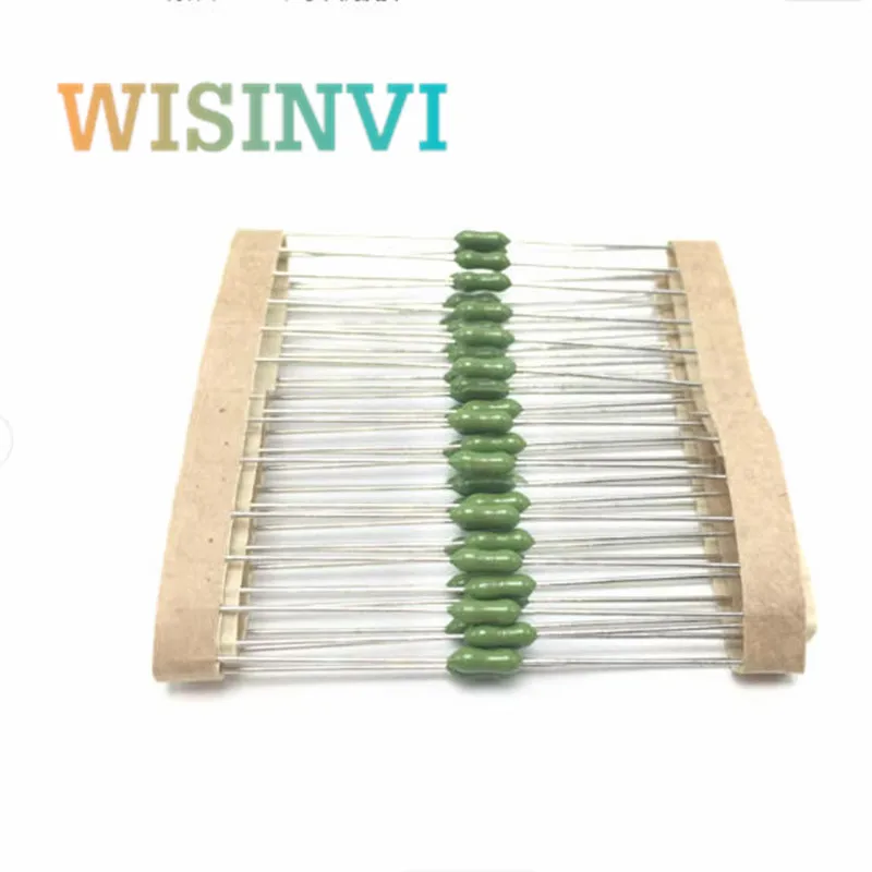 Fusible de plomo verde Axial, 100 V/125V, 250, 0.5A/1A/1.25A/2A/2.5A/3A/5A, 0251x7, tubo de seguro de resistencia de soplado rápido, 2,4 Uds.