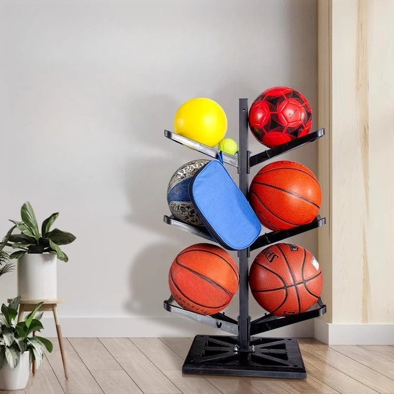 

Basketball storage rack Household ball storage rack Football non-punching wall-mounted ball rack