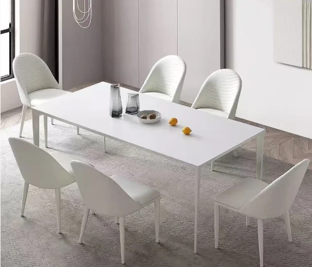 #@2026 Nordic Luxury Dining Chairs China Factory Modern Simple Leather Dining Room Chairs