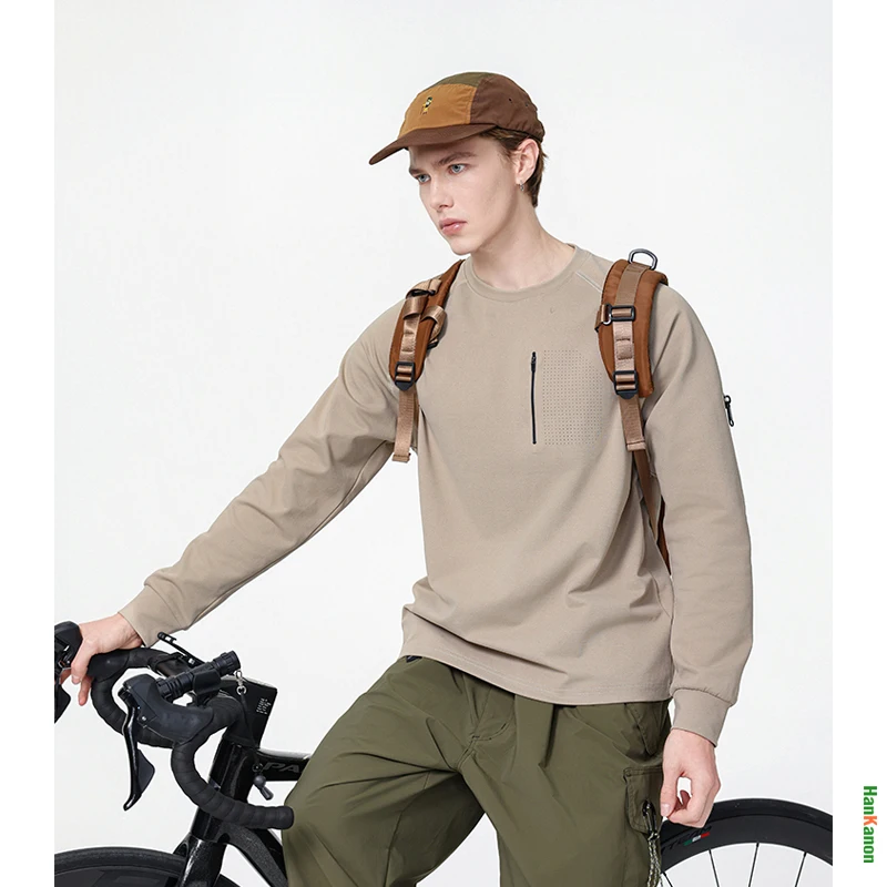 

Mountains Autumn/Winter: Moisture-Wicking Outdoor Essentials Unisex, Sports, Casual, Hiking Crew Neck T-shirt