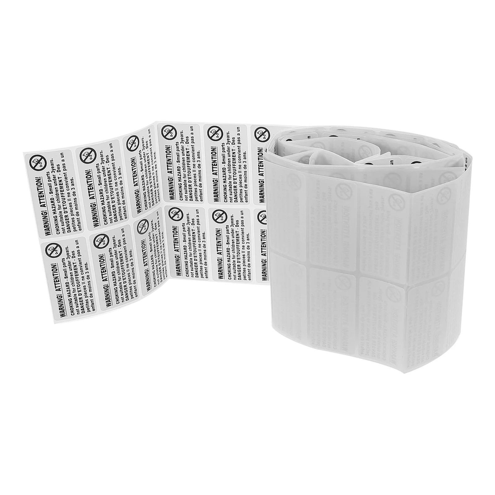 200Pcs Self Adhesive Choking Warning Labels Clear Safety Stickers for Packing Shipping Not Suitable for Under 3