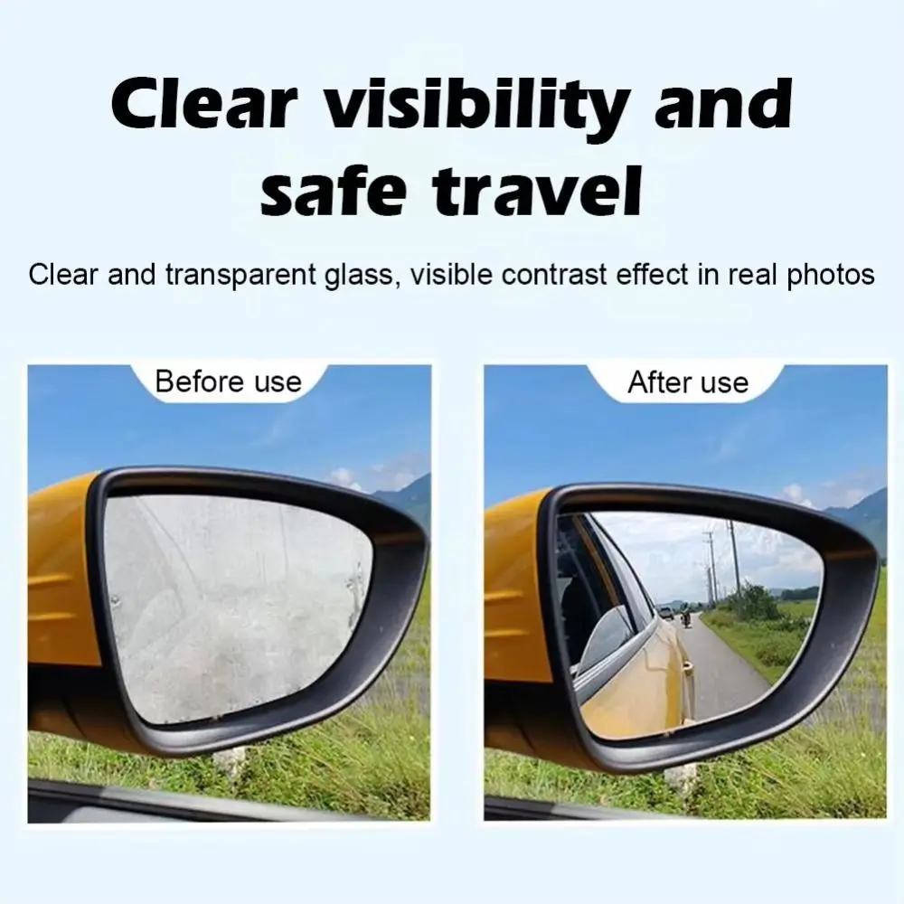 70ml Car Glass Defogger Car Care Tool Fast Defogging Car Windshield Rainproof Agent Waterproof Glass Anti-fog Coating Agent