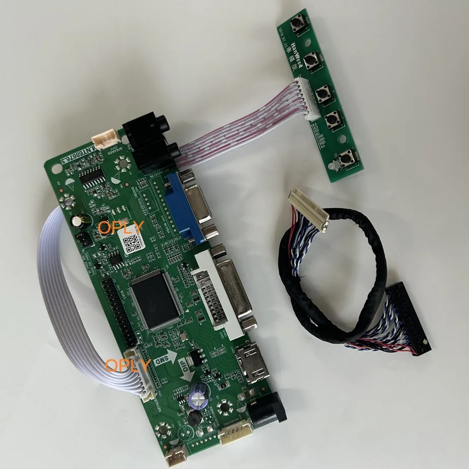 Kit de placa controladora DVI VGA LVDS M.NT68676, compatible con HDMI para LP133WH2-TLM4 LP133WH2-TLM7, Panel LCD LED 1366X768