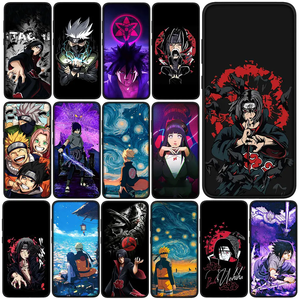 Itachis Akatsukis Uchihas Pain Sasuke Phone Cover Case for Xiaomi Redmi Note 13 13C A3 A3X Mi POCO F6 F5 Pro C65 C55 C50 C51