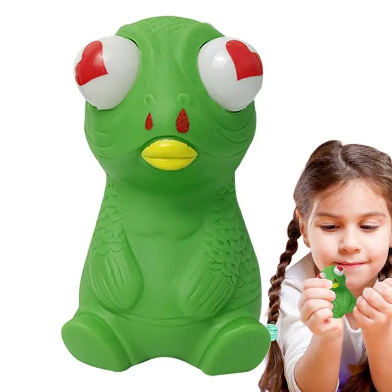 

Popping Out Eyes Squeeze Toys Flexible Green Fish Popping Out Eyes Squeeze Toy Cute Finger Flexibility Exercising Relaxing Toy