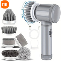 Xiaomi Electric Spin Scrubber Cordless Electric Cleaning Brush with 6 Replaceable Brush Heads Portable Housework Cleaning Tools