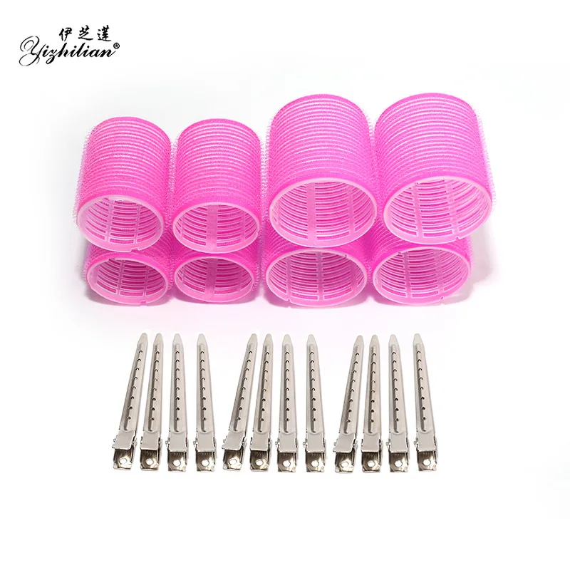 Color Random Big Self Grip Hair Rollers Cling Any Size DIY Hair Curlers Convenient Hair Curler  Hot Styling Tools  Anti Knot