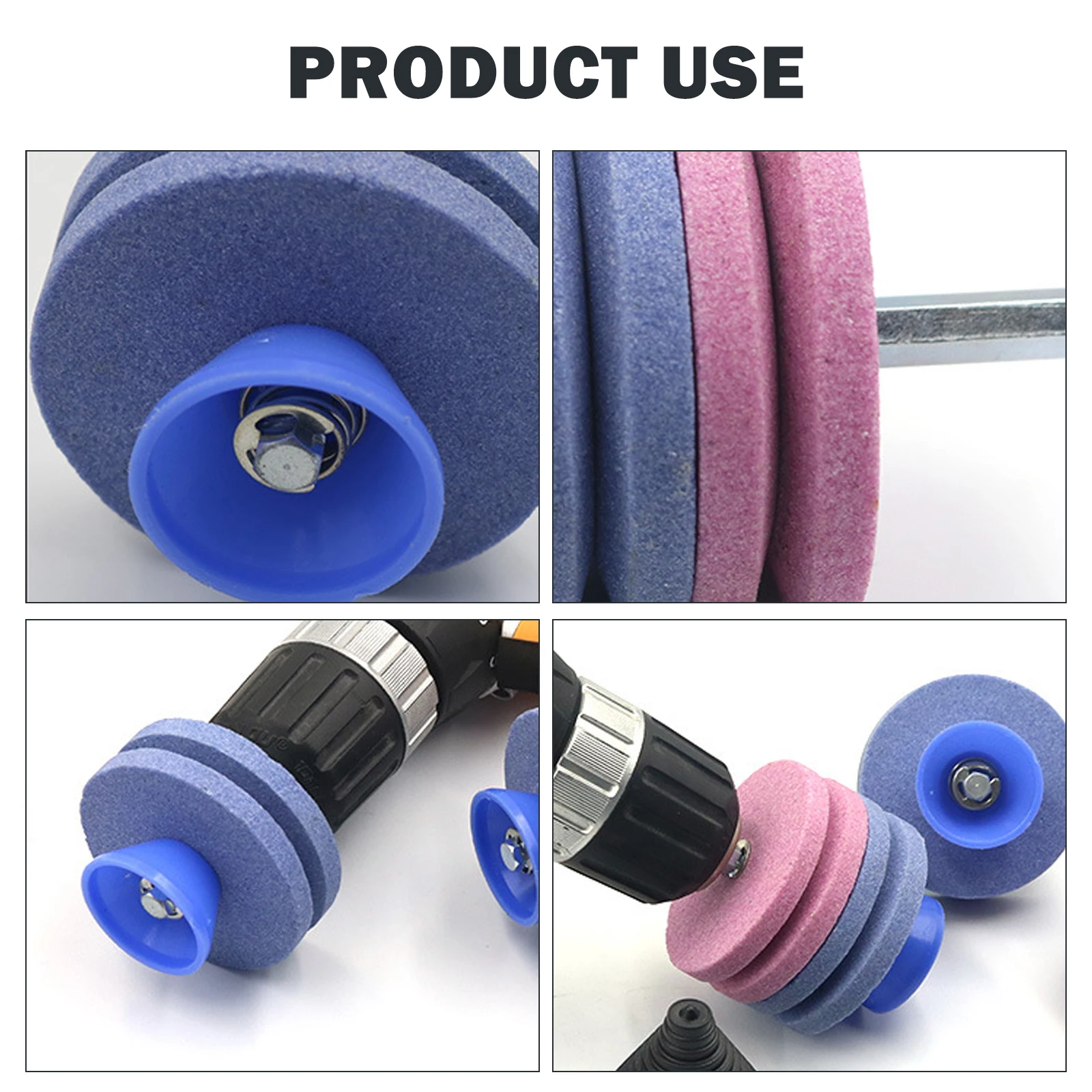 

Whetstone Lawnmower Mower Blades Sharpener Garden Tool Courtyard Shaping Polishing Wheel Durable Smooth Performance