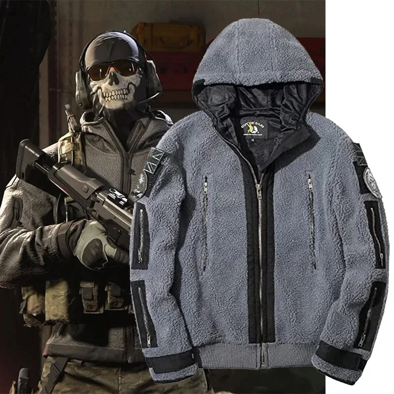 

Bear's Den унисекс для взрослых, игра Call of Duty Men Modern Warfare 2 Task Force 141, пальто-призрак, косплей с маской, новинка 2025 г.