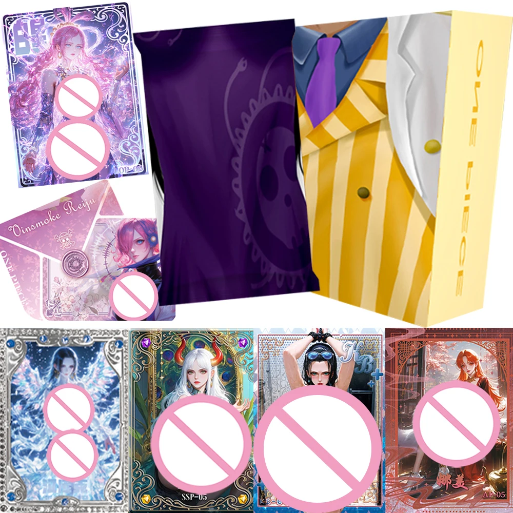 

One Piece Rare Collection Cards Anime Goddess Party Feast Boa·Hancock Nico Robin Personality Charm Art Character Cards Toy Gift
