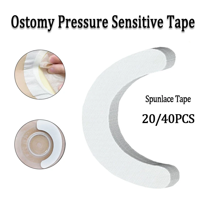 Medical Pressure Sensitive Tape Ostomy Bag Reinforcement Strip Elastic Adhesive Colostomy Bag Flange Seal Extender Strip