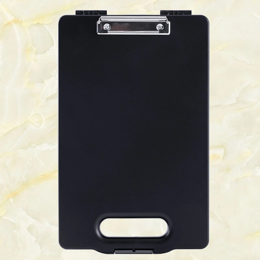 

1pc Foldable Writing Board File Folder Pad Portable Openable Paper Storage Organizer Clipboard Design Large Capacity Lightweight
