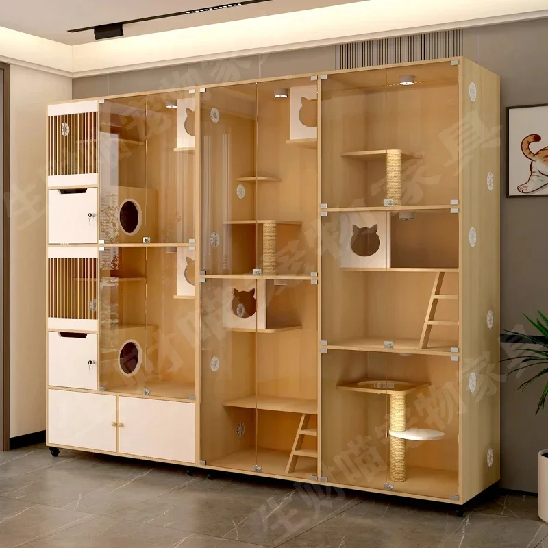 

Pet display cabinet,cat delivery room, breeding cabinet, large cat house, foster care cabinet, cat nest cage