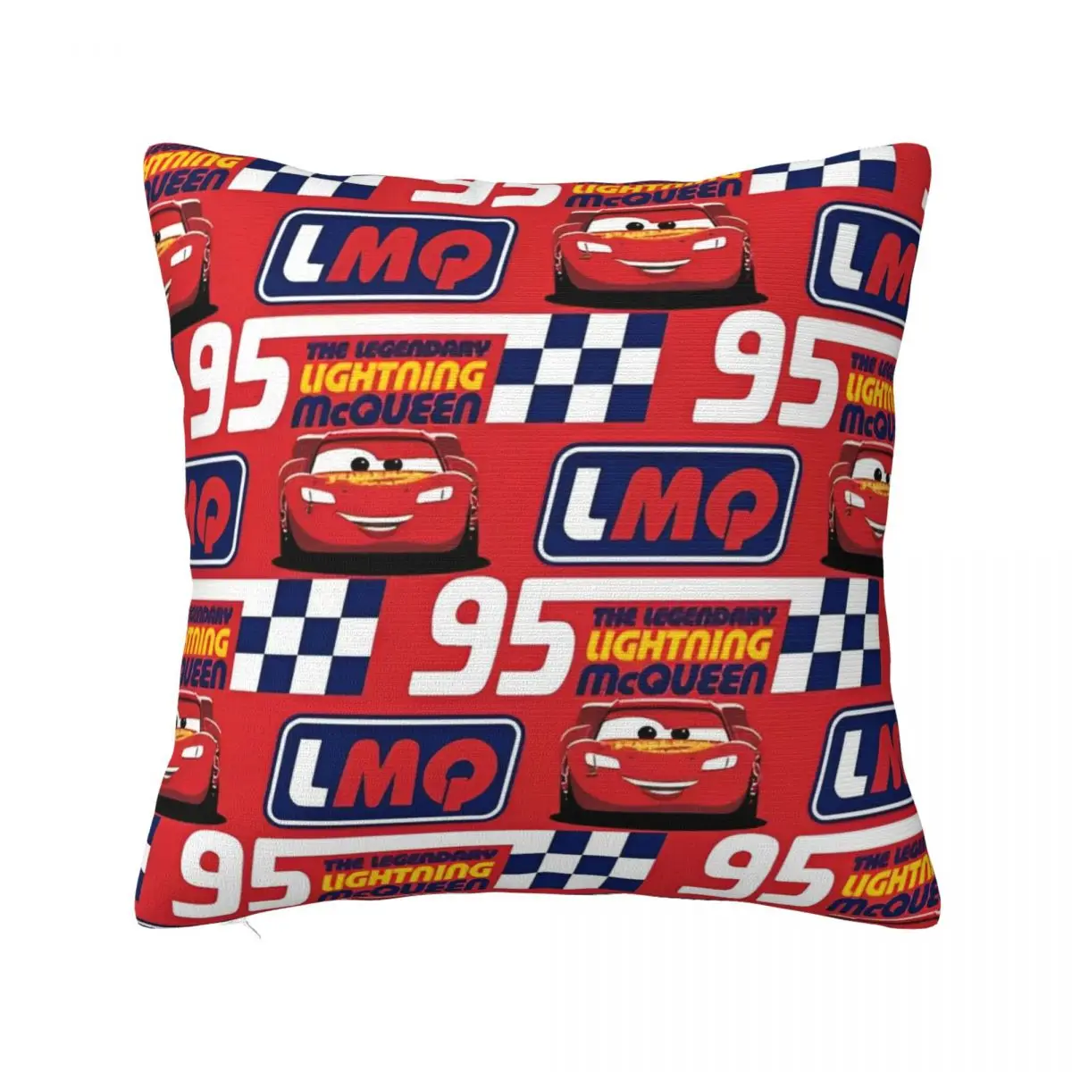 95 Lightning Mcqueen Pillow Covers Polyester Cushion Cover Decorations Throw Pillow Case Cover Seat Wholesale Multiple Sizes