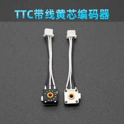 2Pcs TTC Yellow Core Encoder Decoder for Razer Mamba Tournament Edition MAMBA Elite Wireless Viper Wired ROG Mouse Wheel Encoder