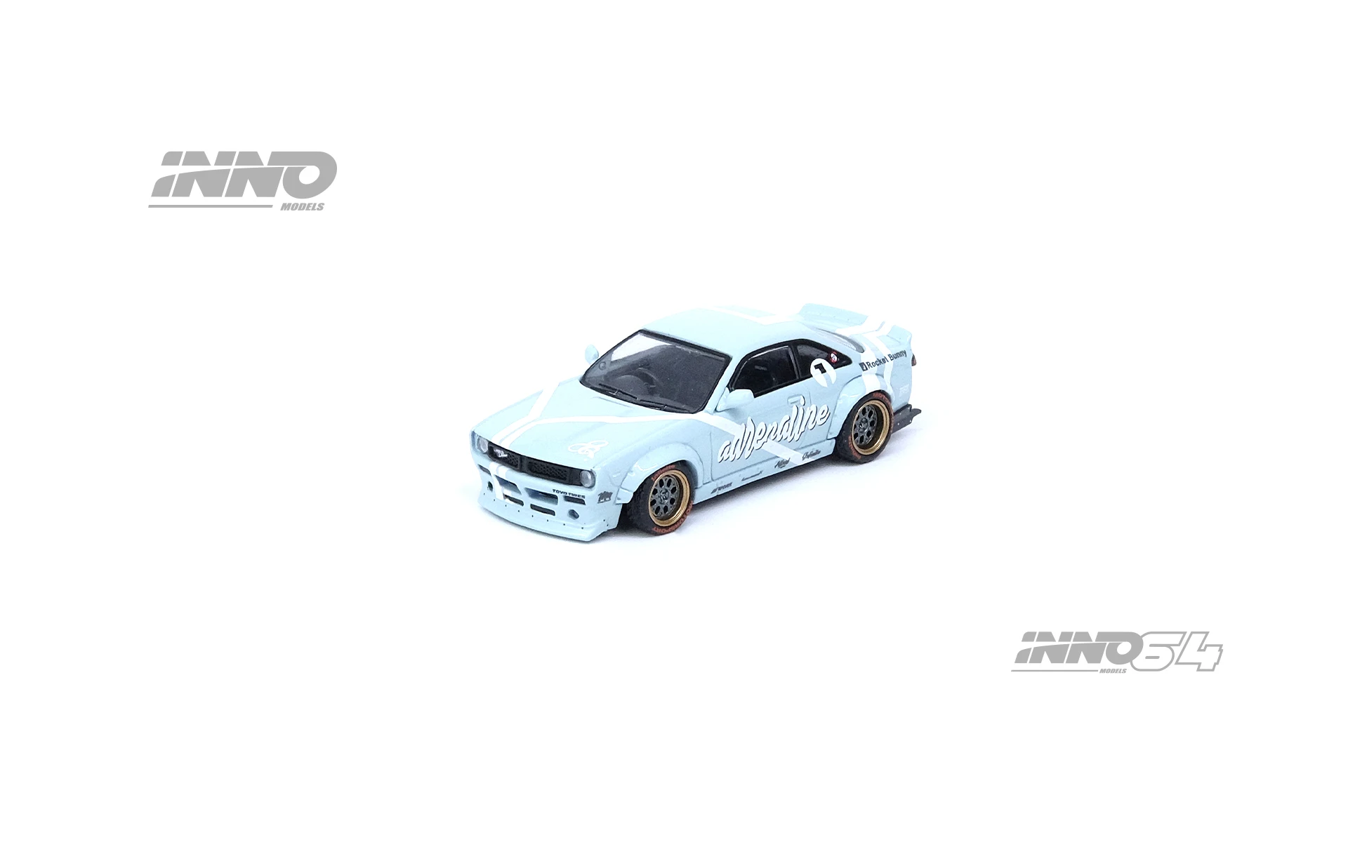 INNO 1:64 NISSAN SILVIA S14 ADRENALINE Die-cast alloy car model  toys gift ornaments