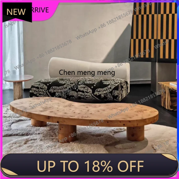 

C88 Tree tumor coffee table creative antique designer solid wood tea table Nordic special-shaped tea table