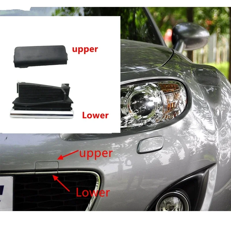 Car Front Bumper Towing Hook Cover Cap Trailer Shell For MAZDA MX-5 MX5 MIATA 2009-2012