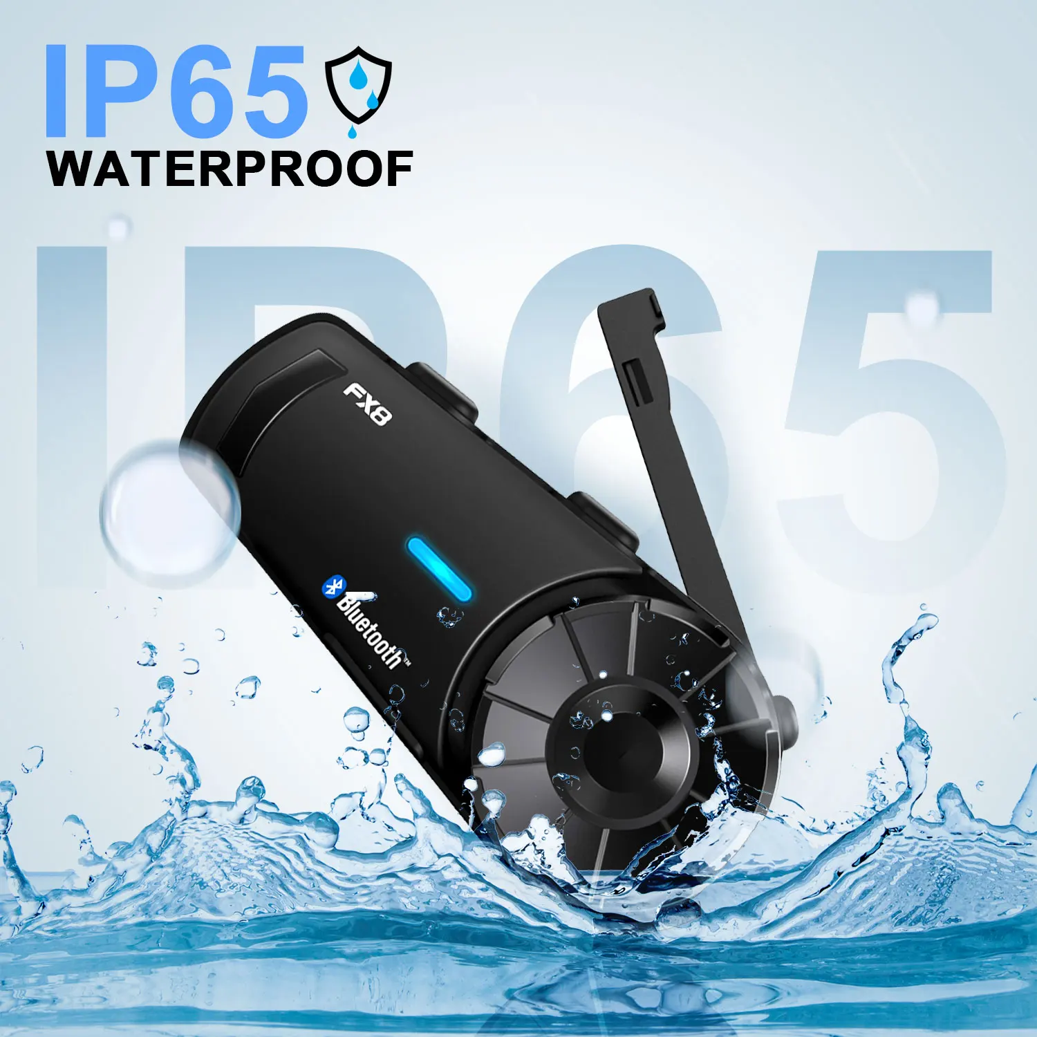 Fodsports FX8 Helmet Intercom Motorcycle Helmet Bluetooth Headset 8 Rider 2000m Moto Intercomunicador,FM Radio