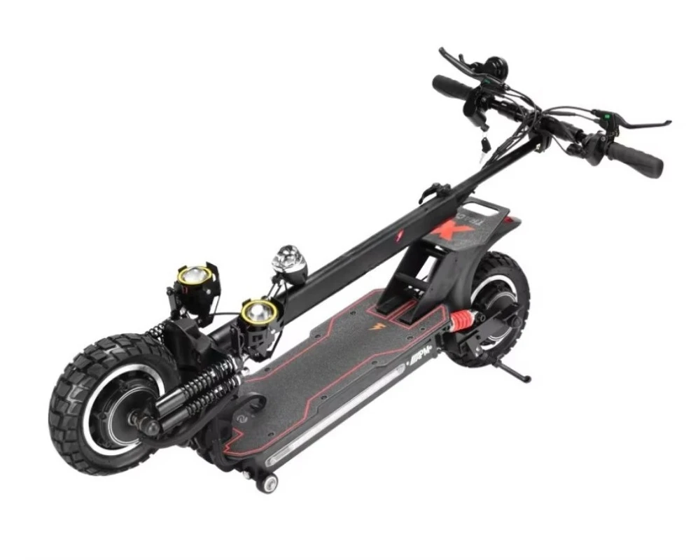 صديقة للبيئة 48 فولت 1200 واط محرك مزدوج قابل للطي سكوتر خطوة إلكترونية #3