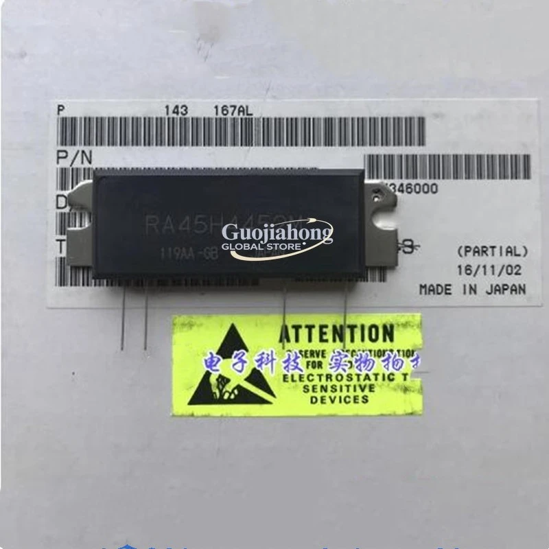 RA45H4452M RA45H4452M-101 - 440-520MHz 45W 12.5V, 3 Stage Amp. For MOBILE RADIO . 100%New original .Supply of spot inventory