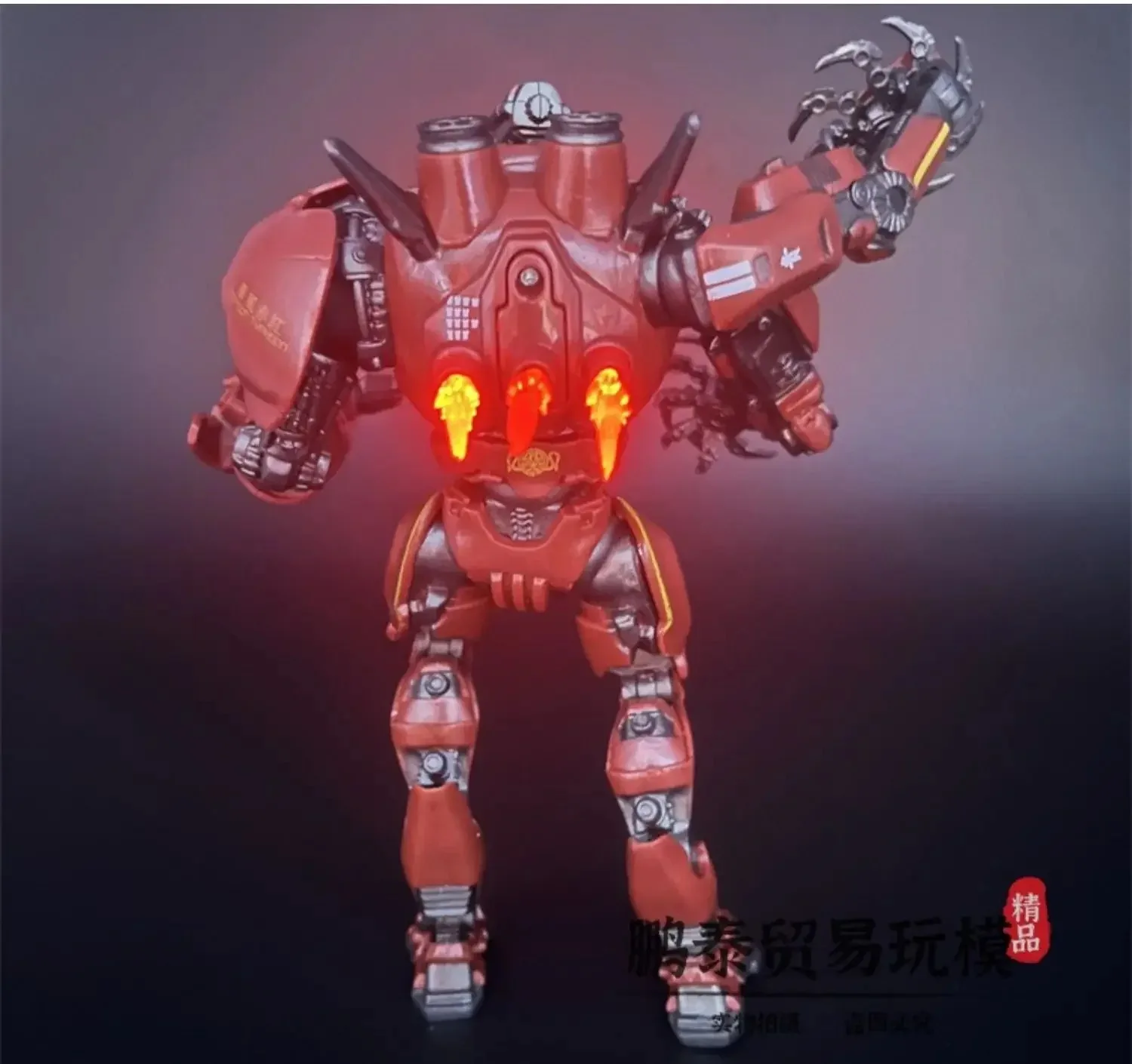 Фигурка аниме Pacific Rim Deluxe Light Edition Crimson Typhoon Light, фигурки героев, украшения, Рождественский подарок для детей, игрушки
