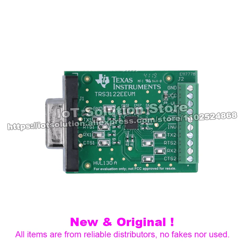 TRS3122EEVM TRS3122E: 1.8V RS-232 Transceiver Evaluation Module