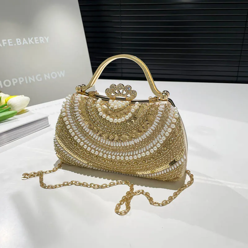 

Women Elegant Gorgeous Evening Clutch Exquisite Stylish Sparkling Chic Glamorous Ornate Formal Dazzling For Dinner Party Banquet