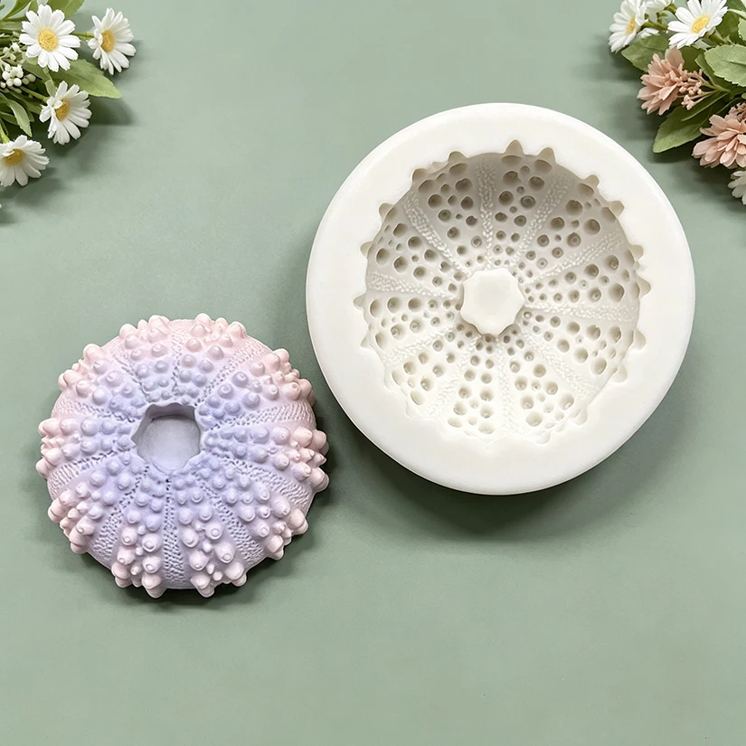 Sea Urchin Shell Silicone Cake Baking Mold Sugarcraft Chocolate Cupcake Resin Tools Fondant Cake Decorating Tools